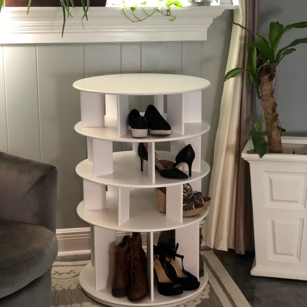 360 Spinning Shoe Display Organizer
